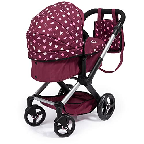 17023AA Combi dolls pram Xeo, stroller, height-adjustable handle, convertible, bag 1