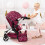 17023AA Combi dolls pram Xeo, stroller, height-adjustable handle, convertible, bag 6