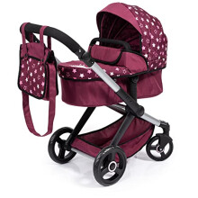 17023AA Combi dolls pram Xeo, stroller, height-adjustable handle, convertible, bag