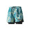 Double Layer Men's Flat Angle Printed Swimming Trunks Green 4XL 3