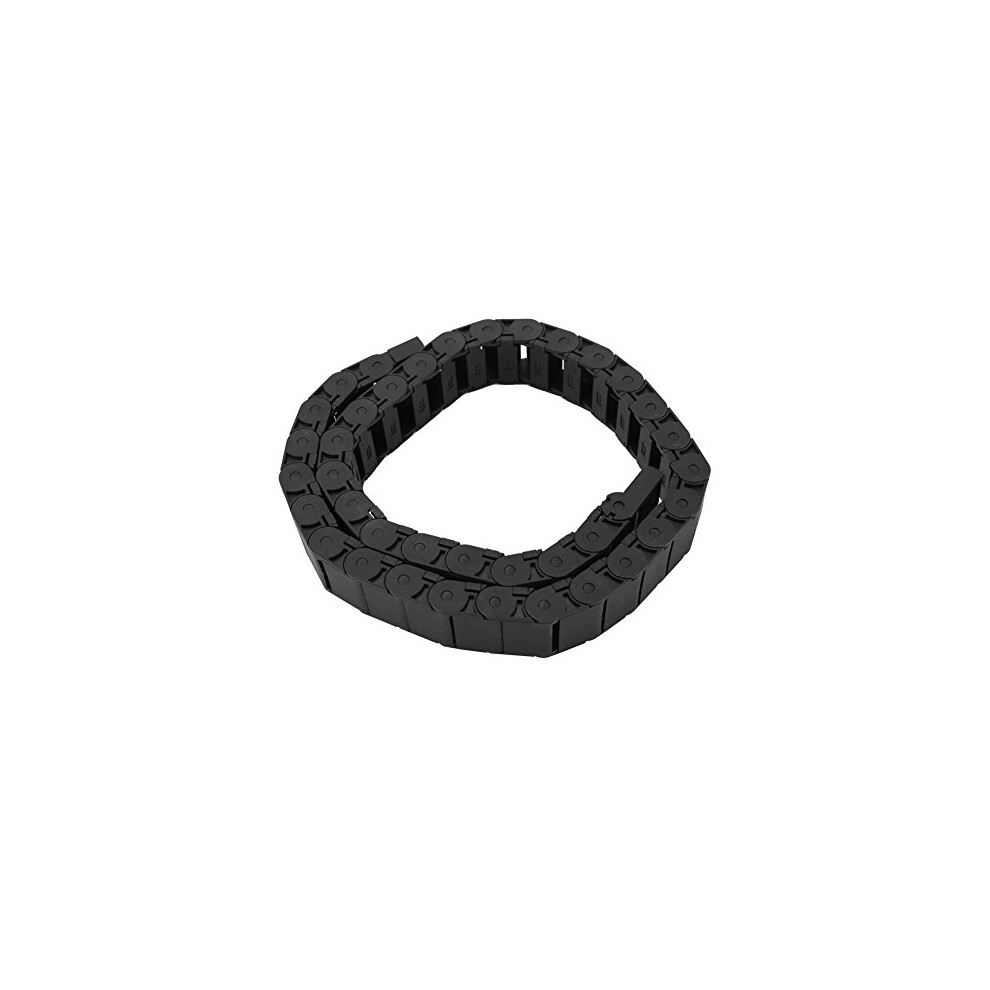 15Mm X 30Mm Nylon Cable Drag Chain 1M Length Wire Carrier For Cnc Engraving Router Machine Accessory Black 736691566791