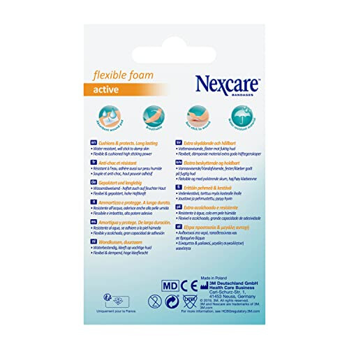 Active Flexible Foam Plasters, Assorted, 30/Pack 1
