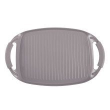 (Taupe) Berlinger Haus 47cm Forged Aluminium Grill Plate Griddle Handles Oven Induction