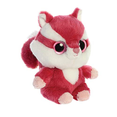 Aurora World YooHoo Chewoo Squirrel 5In 61083 Red - Plush Soft Toy 1
