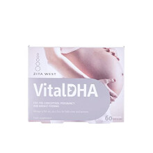 Vital DHA with Omega 3 + Zinc for Fertility - Essential Multivitamins for Preconception, Pregnancy & Breastfeeding -Three Months Supply (Pack of 3, 3
