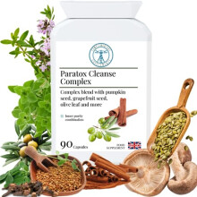 - Paratox Cleanse Complex – Intestinal Detox Support - Concentrated Practitioner Formula - Pumpkin & Grapefruit Seed, Garlic Extract, Oregano - 90