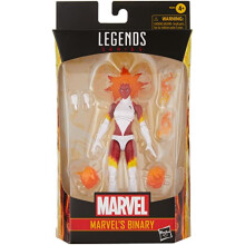 Marvel Legends Series 15 cm Binary Figur med Premium Design och 6 Tillbehör