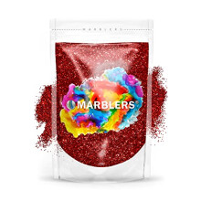 MARBLERS Twinkle Glitter [Santa Red] 3oz (85g) | Fijn | Niet-Toxisch, Vegan, Dierproefvrij