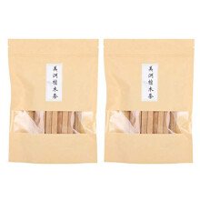 2 Packs Sandalwood Wood Sticks, Irregular Natural Burning Incense Stick Incense Sandalwood for Yoga Prayer Aromatherapy Tea Ceremony Gifts