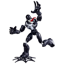Hasbro Spider-Man Bend and Flex Missions Venom Space Mission Figure, 15-cm-scale Bendable Toy for Children Aged 4 and Up, Multicolor, F3845