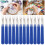12Pcs Seam Rippers Blue Quick Unpicker Durable Stainless Steel Embroidery Stitch Remover Tool for Thread Picking, Sewing Cloth Bags 5