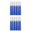 12Pcs Seam Rippers Blue Quick Unpicker Durable Stainless Steel Embroidery Stitch Remover Tool for Thread Picking, Sewing Cloth Bags 8