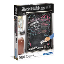 39478, Black Board Never Stop Exploring Puzzle for Adults and Children -1000 Pieces, Ages 10 Years Plus - Jigsaw Puzzle