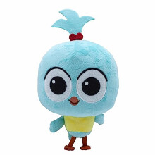Milo Bird Teddy Bear Stuffed Animal - 20cm Lark Soft Toys from the Milo Animated Series | Cute Talking Bird Plush with Sounds and Phrases | Adorable