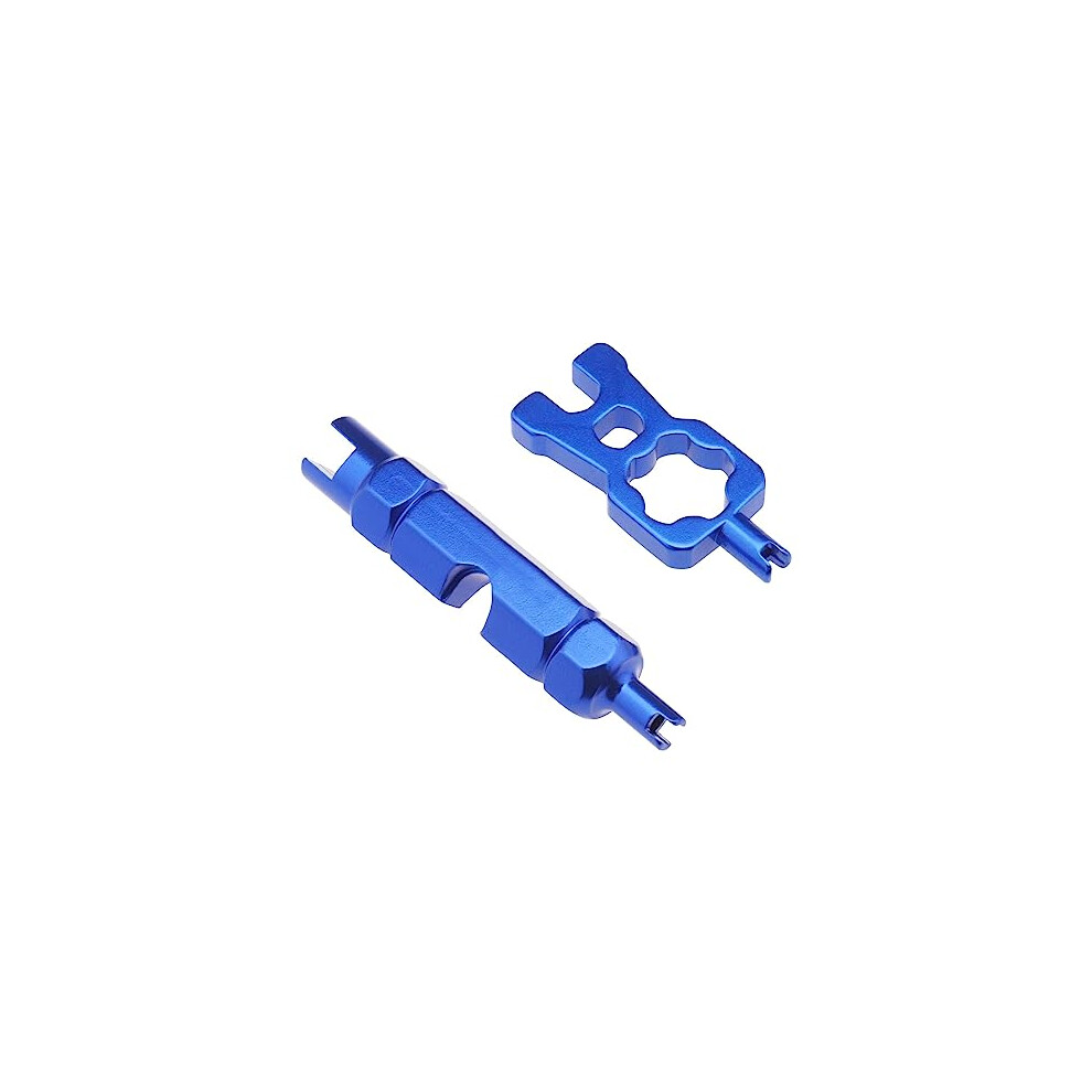 2Pcs Valve Core Remover Tool For Schrader Presta Aluminium Alloy Valve Extender Tire Repair Tool Valve Wrench For Bike Car Bicycle Motorcyle Tyre 4894833041868