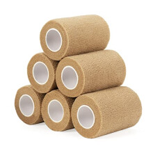 Cohesive Bandage Wrap 7.5cm, Self Adherent Vet Wrap Self Adhesive Bandage Tape for Wrist & Ankle Sprain Swelling Breathable Elastic Pet Bandage Tattoo