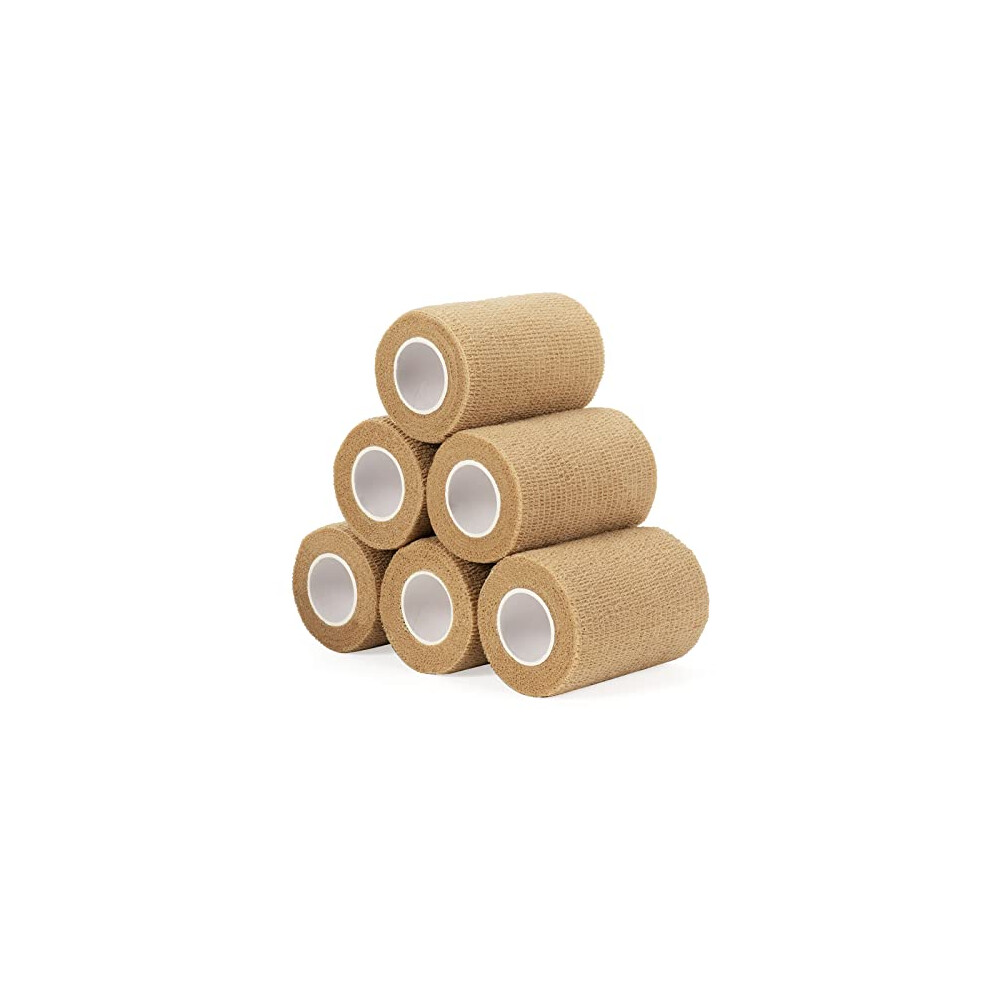 Sagafly Cohesive Bandage Wrap 7.5Cm, Self Adherent Vet Wrap Self Adhesive Bandage Tape For Wrist & Ankle Sprain Swelling Breathable Elastic Pet Bandage Tattoo