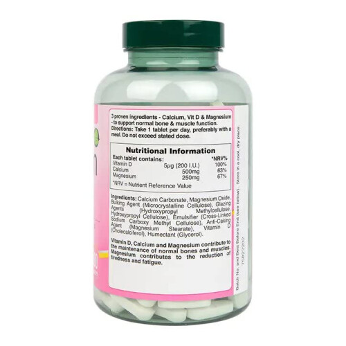 Calcium + Magnesium & Vitamin D 180 Tablets 2