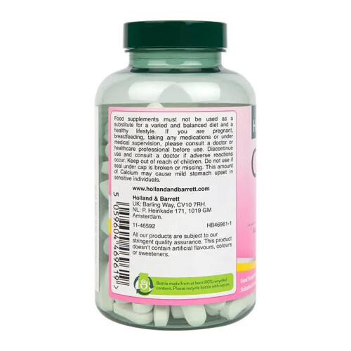 Calcium + Magnesium & Vitamin D 180 Tablets 1