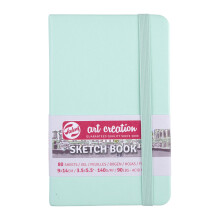 Carnet Croquis 9x14 cm - 80 sivua - 140g - Minttu - Royal Talens