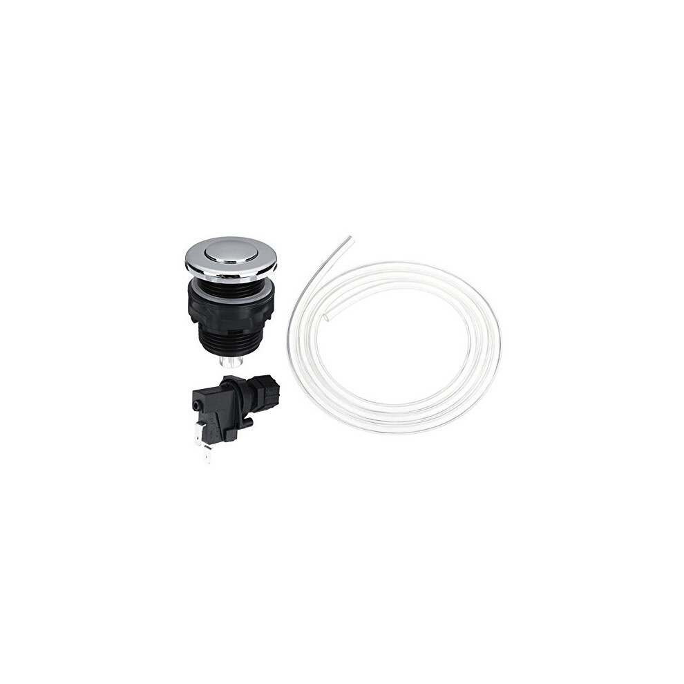 25V-250V Bath Switch Pneumatic Air Button Kit Garbage Waste Disposal Garbage Disposer Air Switch Kit - 34Mm 8103291724715