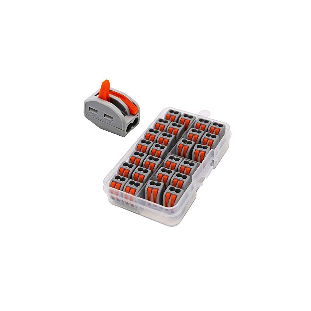 Lever Nut Connector Assortment Conductors 26 Pcs Compact Wire Connectors 222-412. 608754698032
