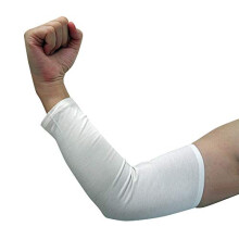 Zinc-Infused Elbow Sleeve for Adults with Eczema (L)