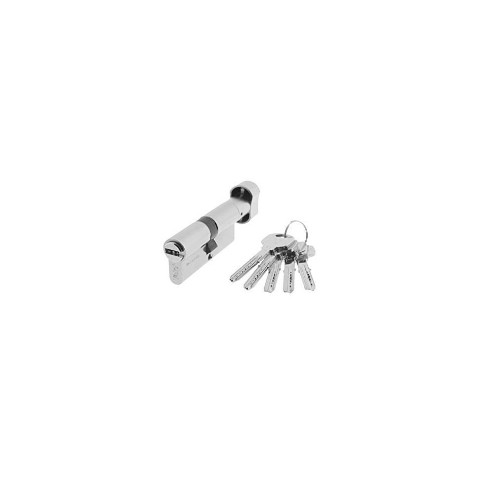 Yale Yl6p3535hn, Security Cylinder, Yl6, Long Lave, Key-Button, Nickel, 35 X 35 Mm