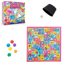 Snakes and Ladders Board Game - Magical Edition | Magical Unicorn Game Family Board Games | Kids Board Games Unicorn Snakes and Ladders | Magical