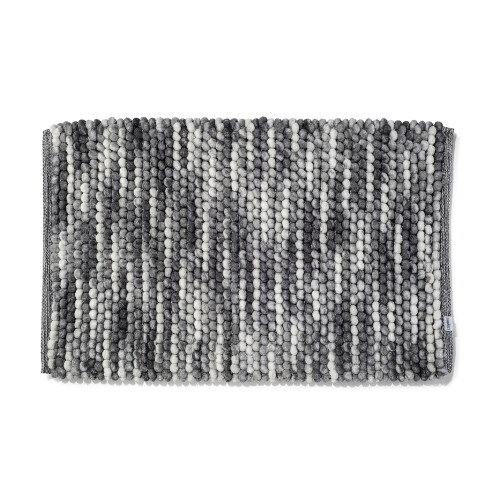 Croydex Grey Microspace Loop Bath Rug, Slip-Resistant