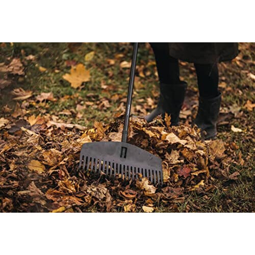 Fiskars Leaf Rake with M-Head - New Item as Replacement for 1014914, black, 1063089 2