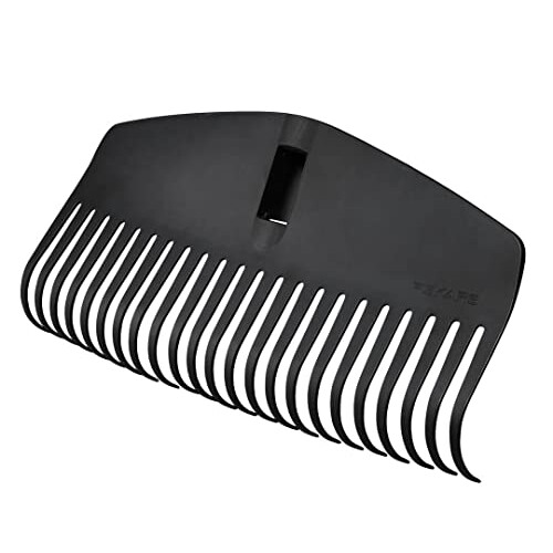 Fiskars Leaf Rake with M-Head - New Item as Replacement for 1014914, black, 1063089 1