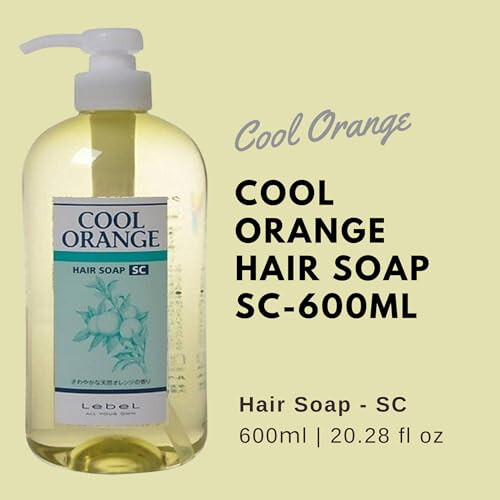 Lebel Cool Orange vlasov    mydlo SC - 600ml 1