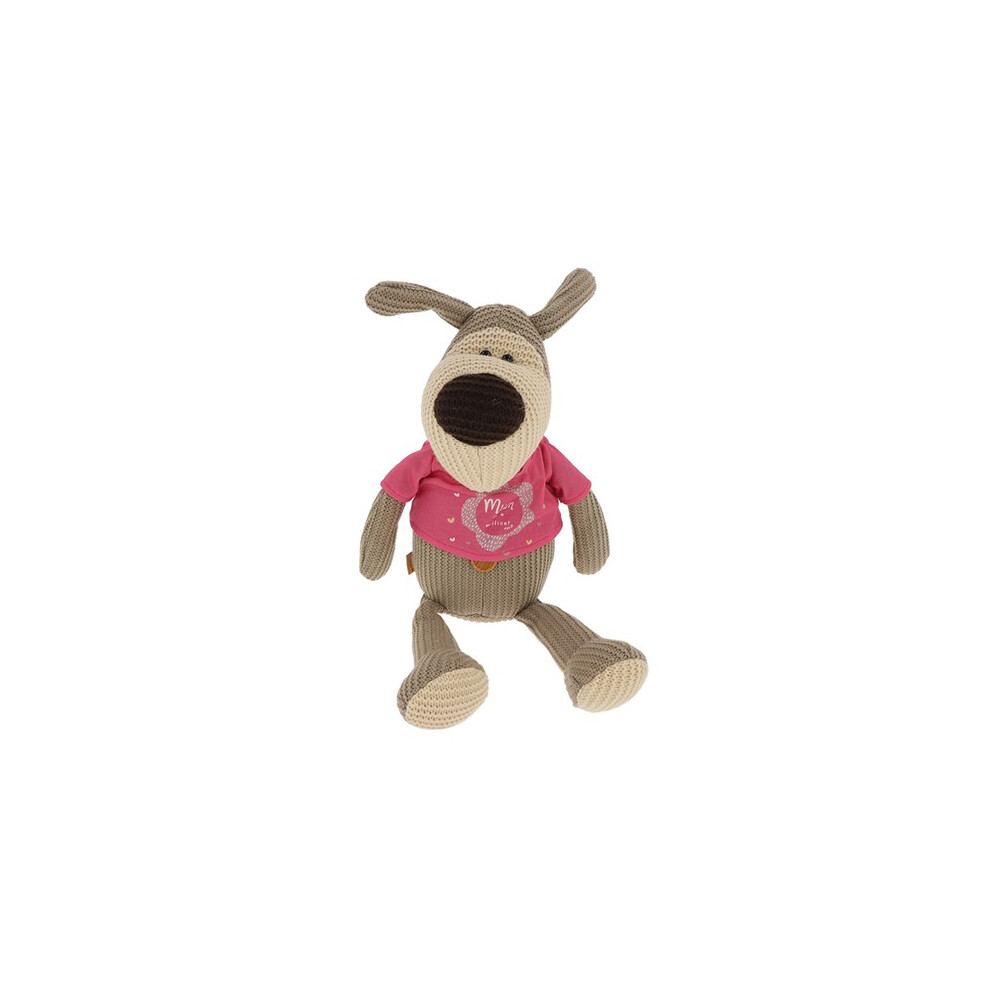 Boofle Knitted Toy Mum In A Million Flower Power Pup Plush Gift Idea