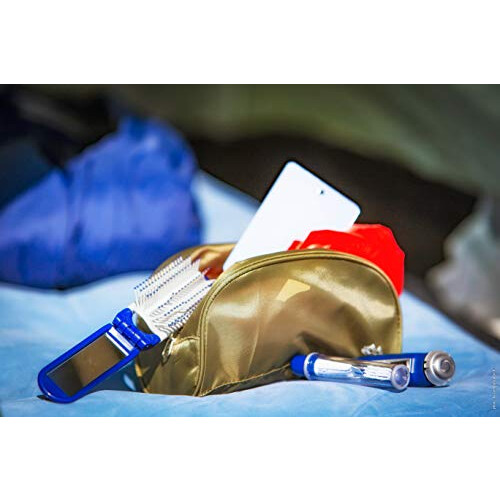 Camping Folding Brush with Mirror 1