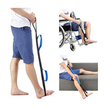 Leg Lifter Strap Rigid Foot Lifter & Hand Grip - Elderly, Handicap, Disability, Pediatrics 37” Mobility Aids for Wheelchair, Bed, Car, Couch, Hip &