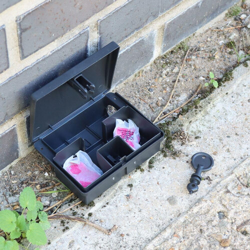Mouse Bait Station Unbaited x4 1