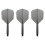 Zero Stress Flight System - Small Clear Black - Dart Flights Medium 1