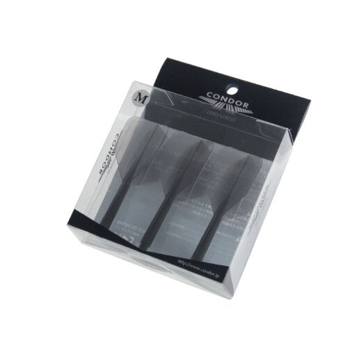 Zero Stress Flight System - Small Clear Black - Dart Flights Medium 1