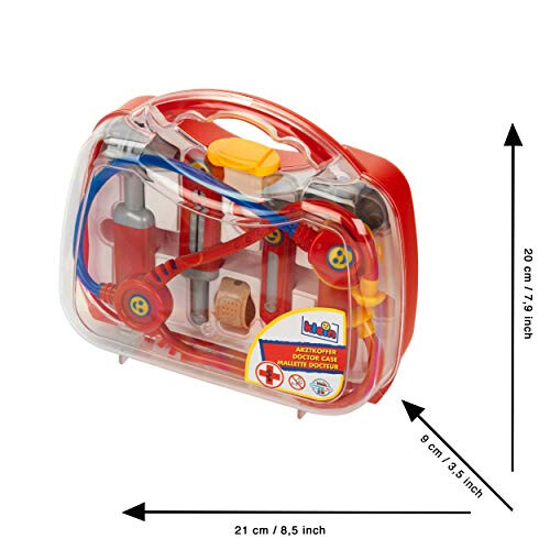 Theo Klein 4266 Doctor case, small, transparent 2