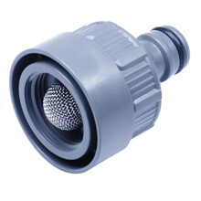 tap connector with water stop, water connecting point: Connection for Gardena water connector (Art. 8254) or Gardena water connecting point (Art. 8250