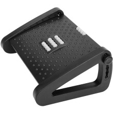 Under Desk Foot Rest - Adjustable Height Ergonomic Footrest with Massage Texture & Roller - Non-Slip Foot Stool for Home, Office, Gaming, Work and