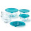 Pyrex Set mit 5 Schalen mit Deckel - PYREX - 2x 0,5L + 1x 1L + 2x 2L 1