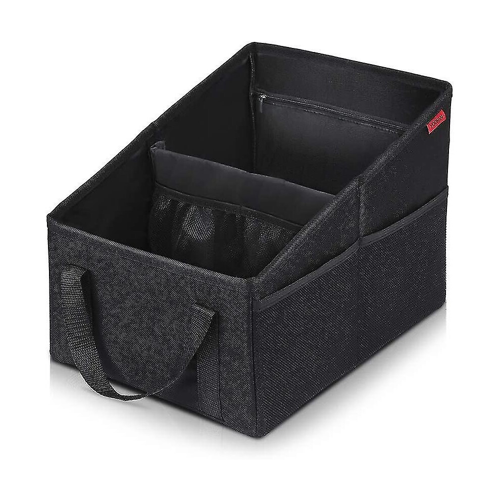 Car Seat Organizer - Passenger Seat Organizer, Collapsible Small Car Seat Storage Organizer For Console Front Or Back, Automotive Backseat Organi 6956163001375