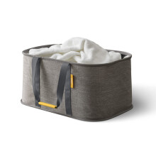 Hold-All - Collapsible 35L Washing Laundry Basket Bag, Durable Fabric, Moisture Resistant- Grey