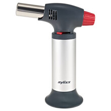 E980202 Kitchen Blowtorch, Silver/Black, Chefs Tool for Browning/Caramelising Food Items, Easy-Refill