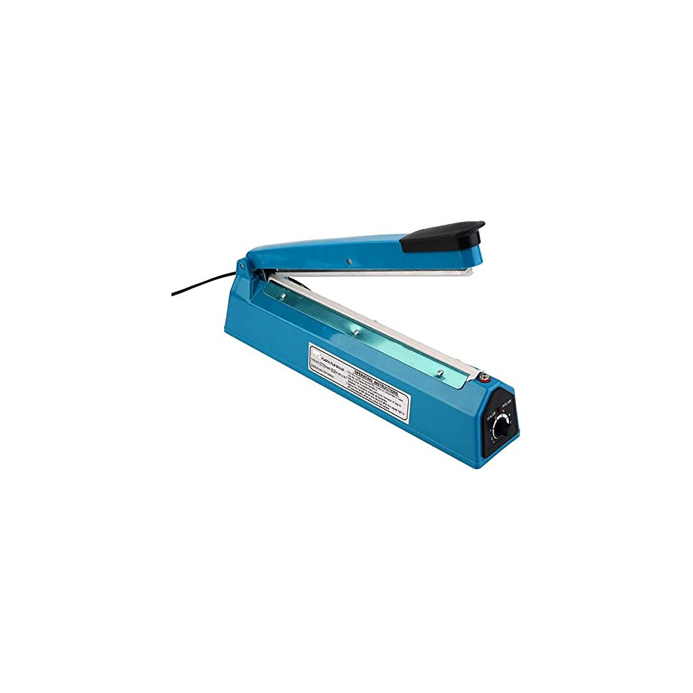 400mm Impulse Heat Sealer Food Bag, Manual Fast Sealing, For PP And PE Plastic Bag Sealing Machine 16inch, including 1 Set of Electric Heating element