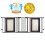 Brooklyn/Denver 1 Mesh Panel Extension, Black, 58 cm 4
