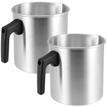 2 Pack 1.8L Candle Melting Pot, Candle Wax Melting Jug Cup for DIY Candle Making