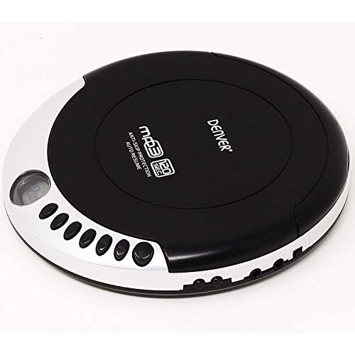 Denver DMP-391 Personal CD Player Discman With MP3 / Audio Book Support, 40 Second Antishock, Resume/Last Played Memory, Portable CD Player With Bass Boost 2